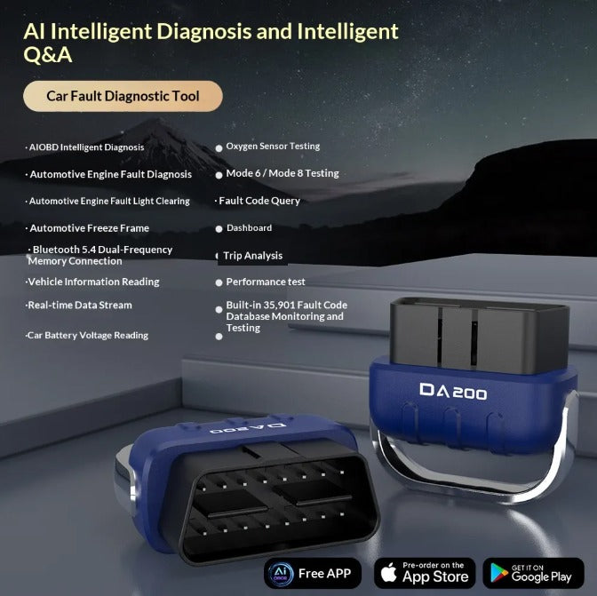 Bluetooth OBD2 Vehicle Diagnostic Instrument